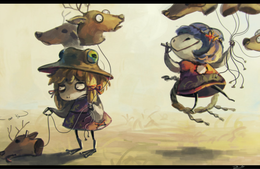 moriya suwako and yasaka kanako (touhou) drawn by koto_inari