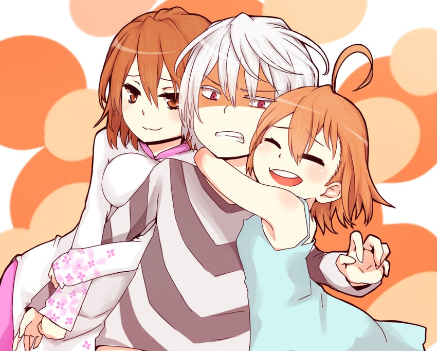 accelerator, last order, and misaka worst (toaru majutsu no index and 1 more) drawn by i.u.y