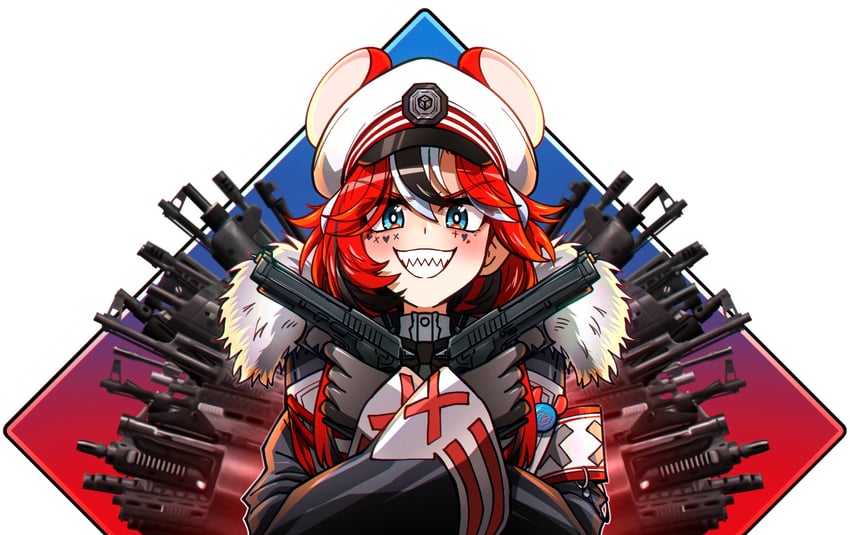 hakos baelz (hololive and 2 more) drawn by ddolbang