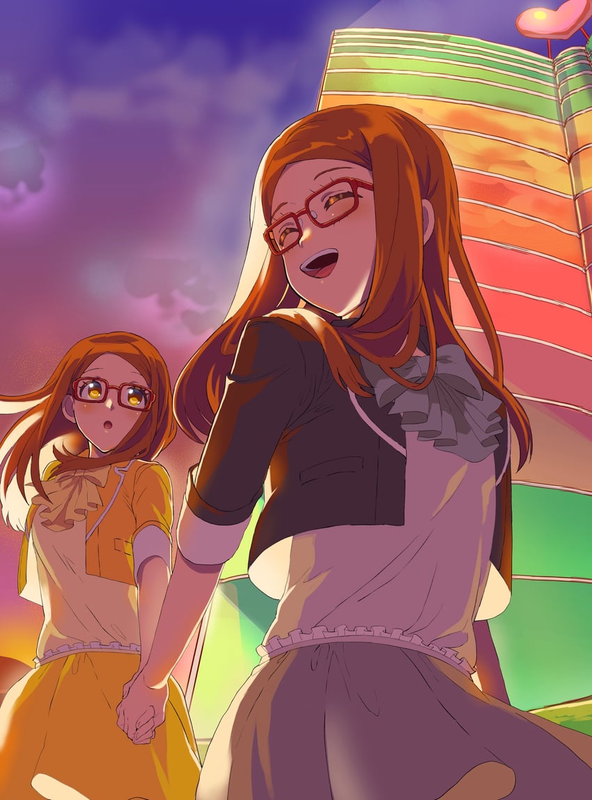 akai meganee (pretty series and 1 more) drawn by tsujii_luki