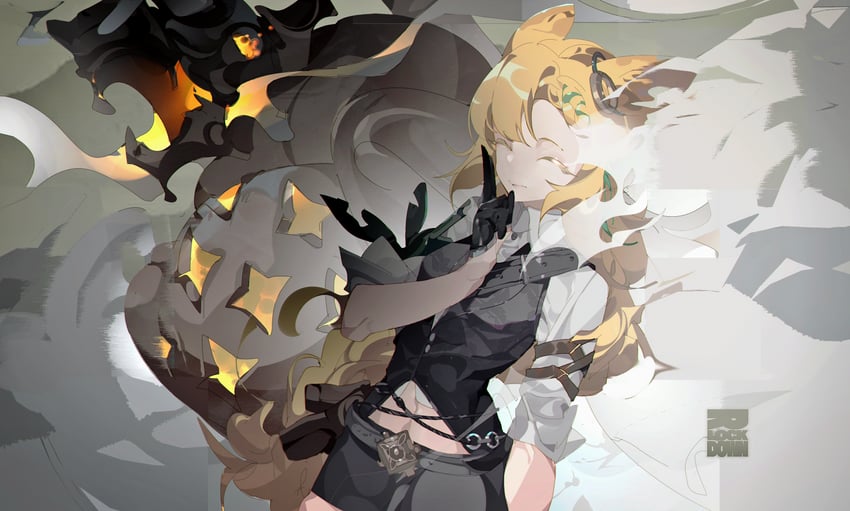 kroos and kroos the keen glint (arknights) drawn by rairyu_(samurai996007)