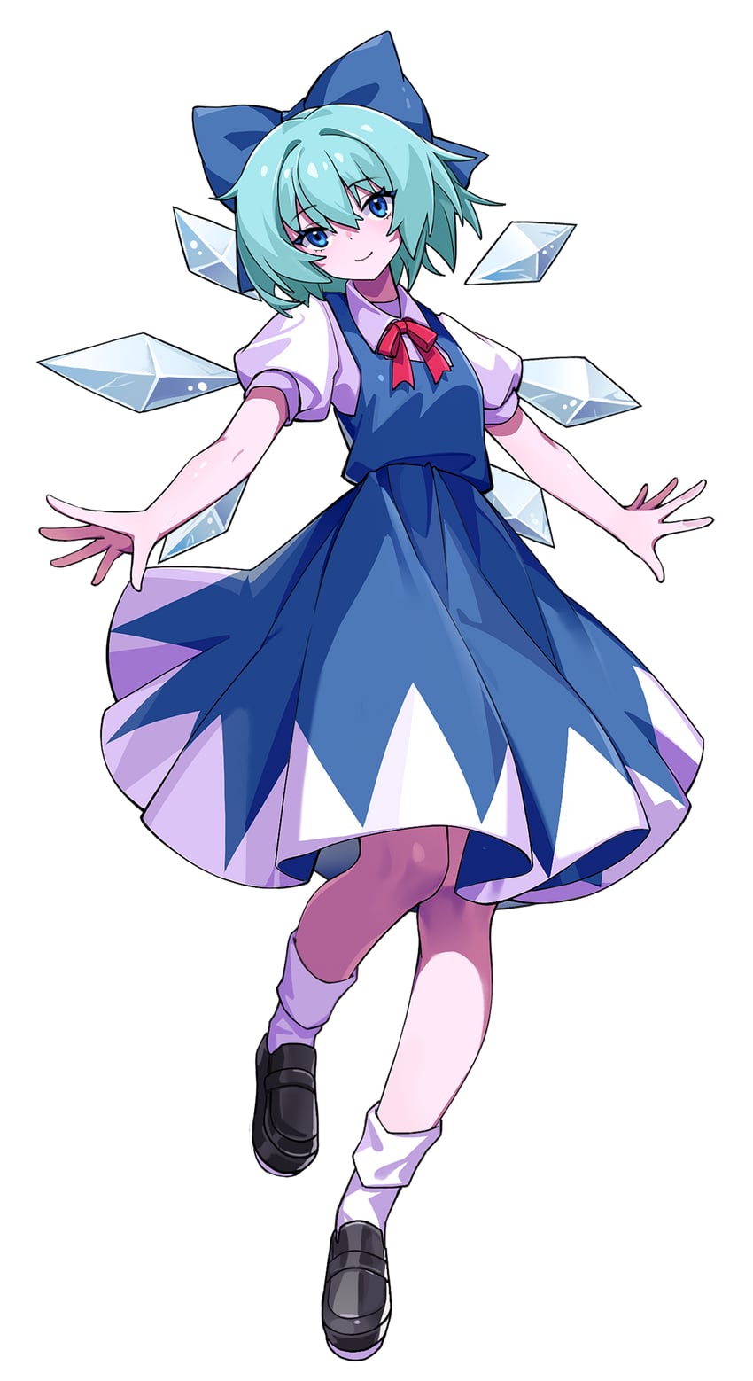 cirno (touhou) drawn by ssm_(ssm82048039)