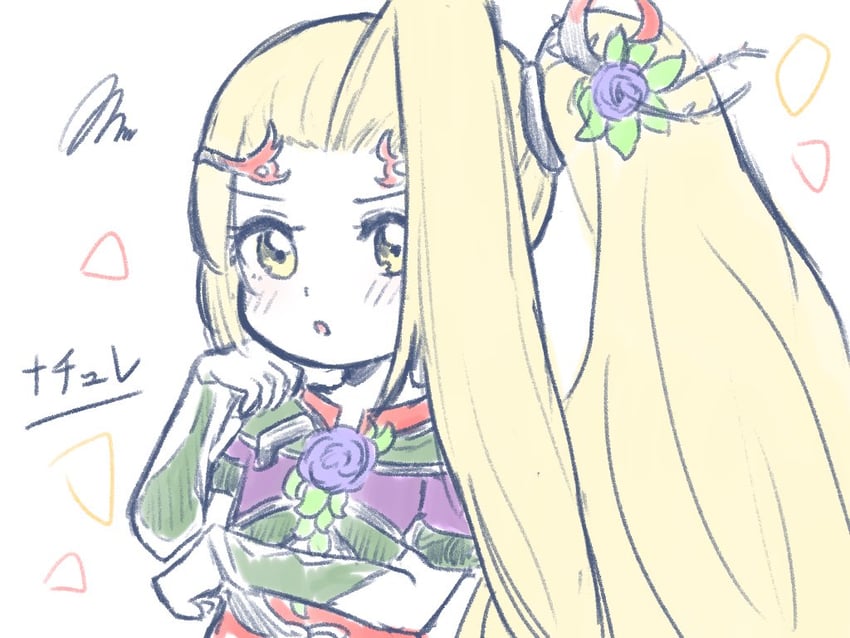 viridi (kid icarus and 1 more) drawn by waffuum