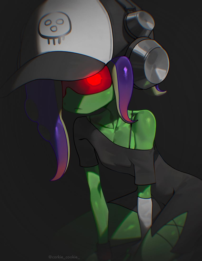 dedf1sh (splatoon and 2 more) drawn by corkie_cookie