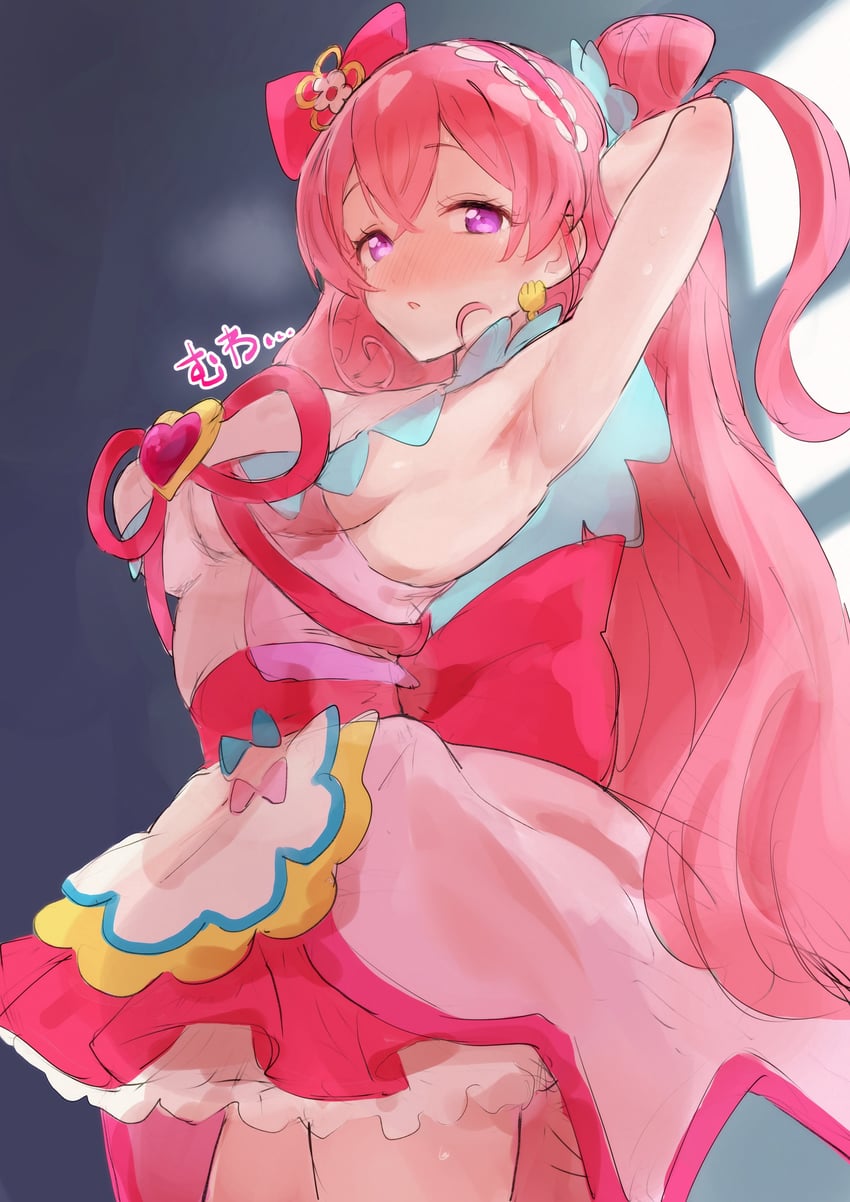 nagomi yui and cure precious (precure and 1 more) drawn by labotamochi
