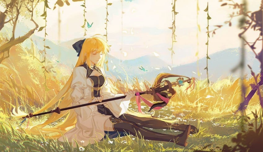 artoria pendragon and artoria caster (fate and 1 more) drawn by sisou