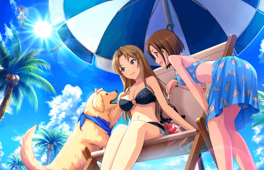 mizuki seira, matsumoto sarina, and wanko (idolmaster and 2 more)
