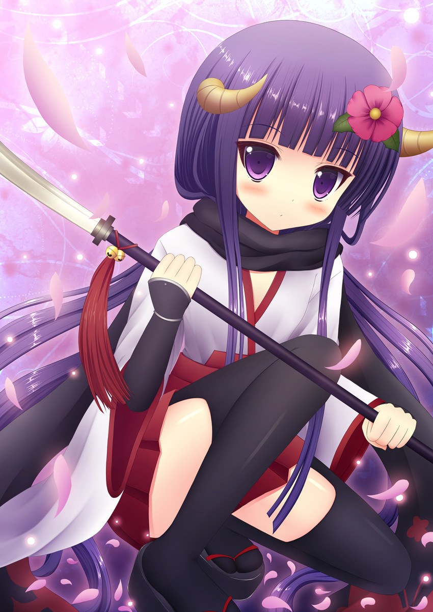 shirakiin ririchiyo (inu x boku ss) drawn by taiki_ken