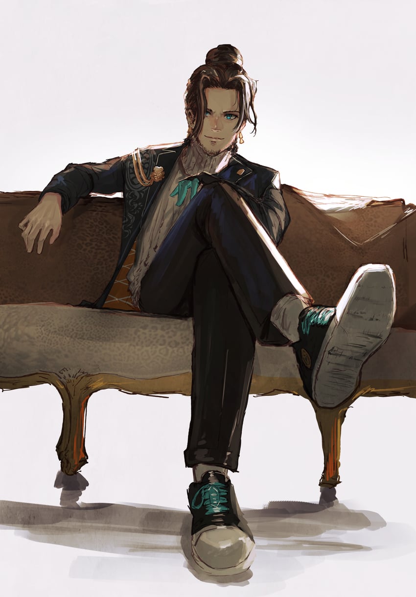 josuiji shinri (holostars and 1 more) drawn by advarcher