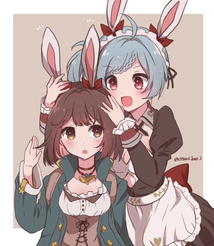 sophie neuenmuller and tess heitzmann (atelier and 1 more) drawn by haruna_(citrus_love_i)
