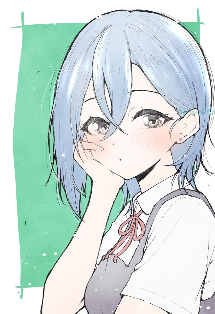 wakana shiki (love live! and 1 more) drawn by katsuragi_(webmaster909)