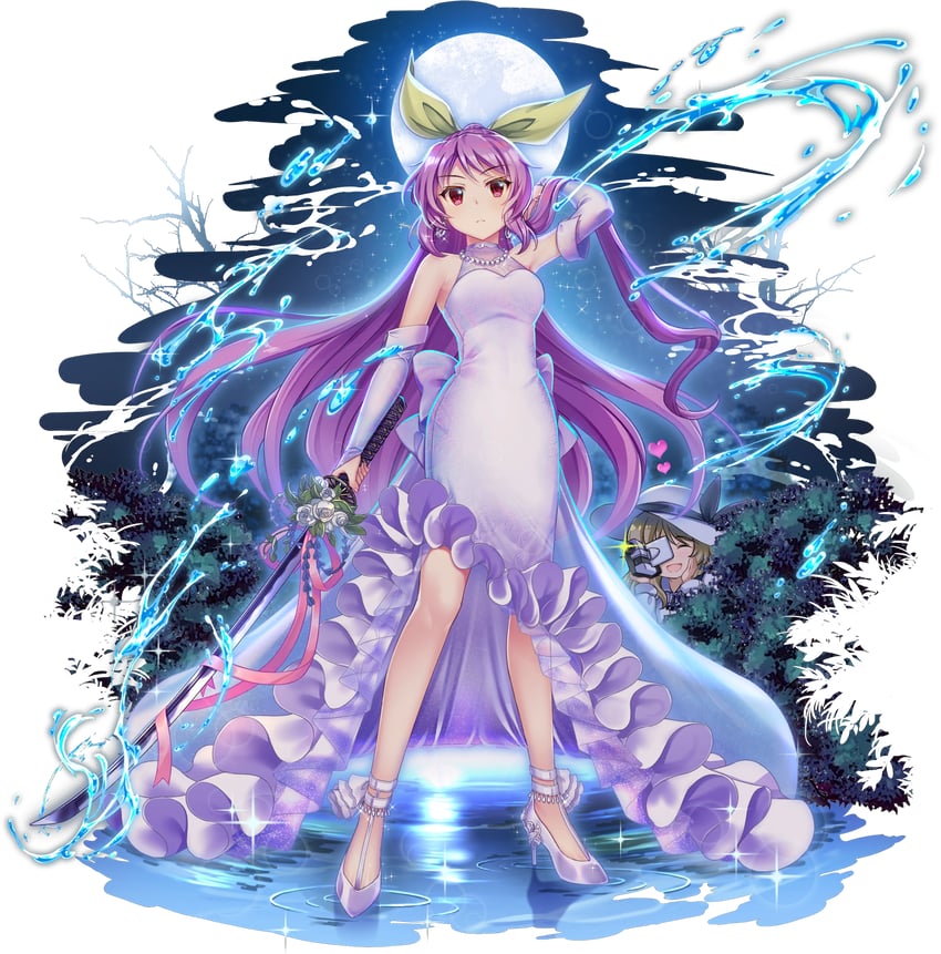 watatsuki no yorihime and watatsuki no toyohime (touhou and 1 more) drawn by rotte_(1109)