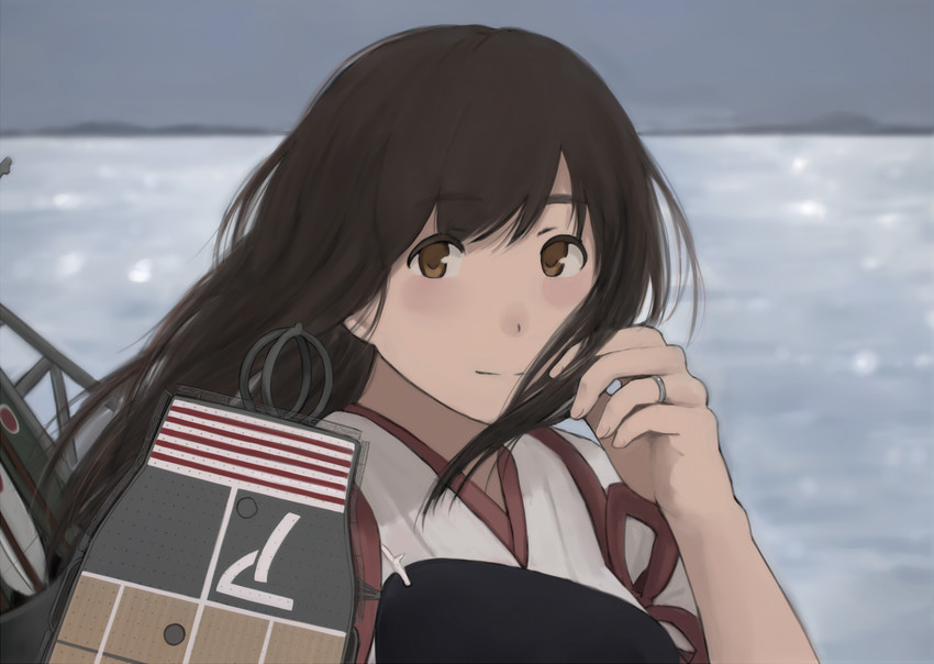 akagi (kantai collection) drawn by fuyube_gin_(huyube)