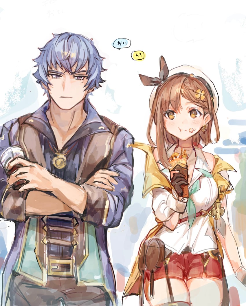 reisalin stout and bos brunnen (atelier and 2 more) drawn by le21day