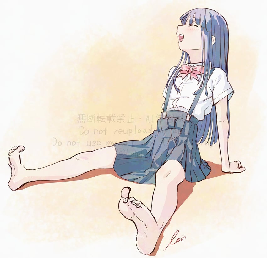 furude rika (higurashi no naku koro ni) drawn by lein173