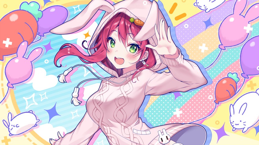 hanabusa akiharu (indie virtual youtuber) drawn by tatejima_uri