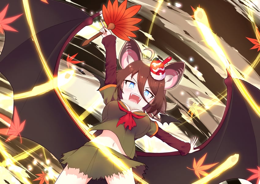 hilgendorf's tube-nose bat (kemono friends) drawn by kitsunetsuki_itsuki