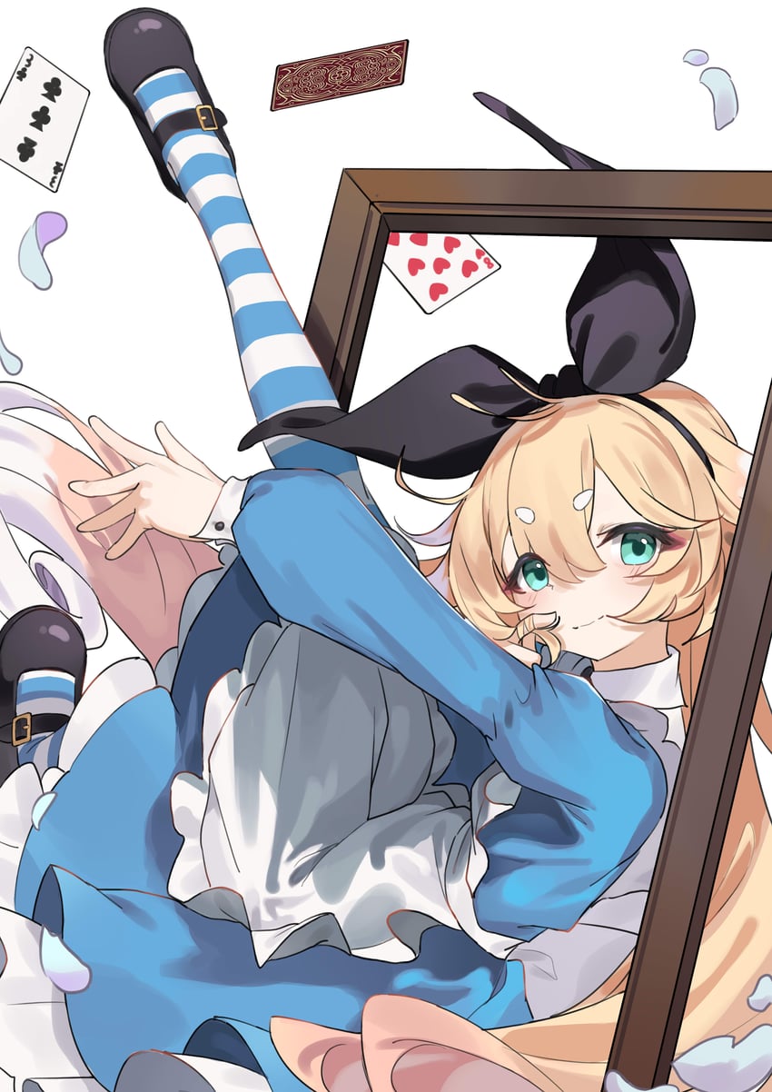alice (alice's adventures in wonderland) drawn by ayaha_4780828