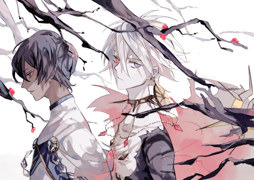 karna and arjuna (fate and 1 more) drawn by sakuramochi1003