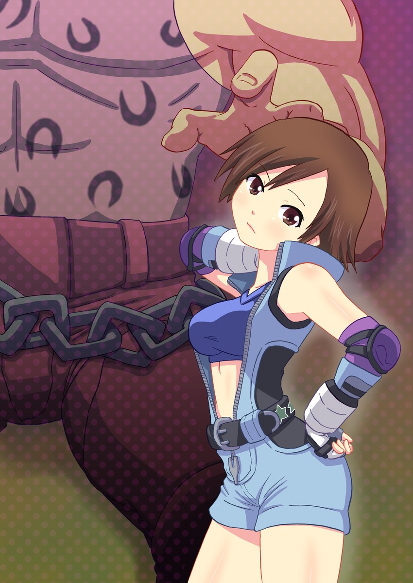 kazama asuka and hugo andore (street fighter and 2 more) drawn by tennouji_masamichi