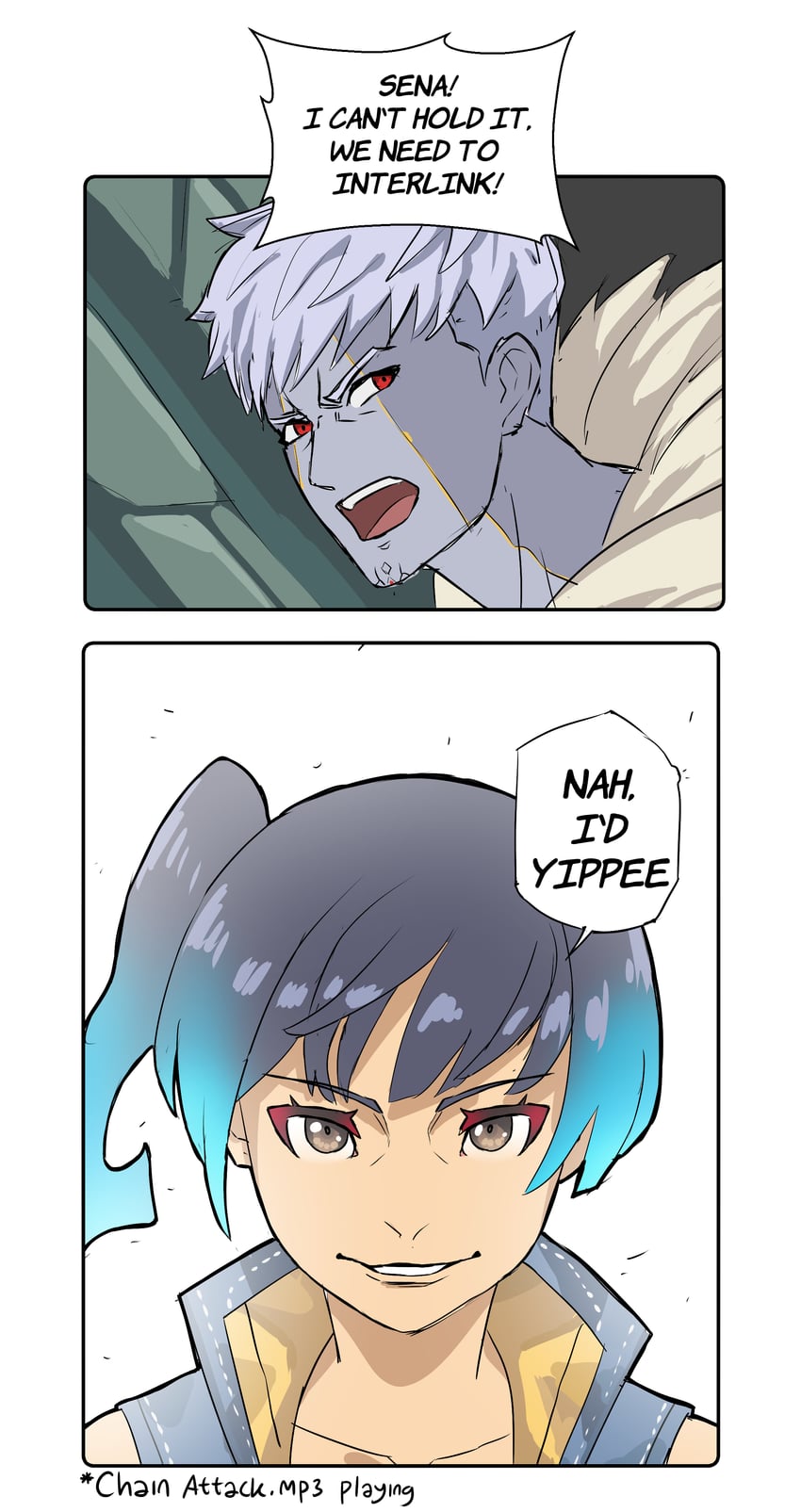sena and lanz (xenoblade chronicles and 1 more) drawn by you_nf
