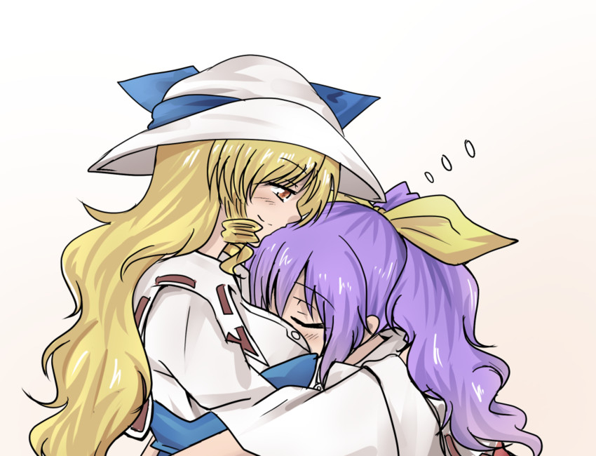 watatsuki no yorihime and watatsuki no toyohime (touhou) drawn by shamisen_(syami_sen)