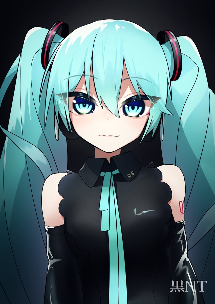 hatsune miku (vocaloid and 1 more) drawn by kinosuke_(pattaba)