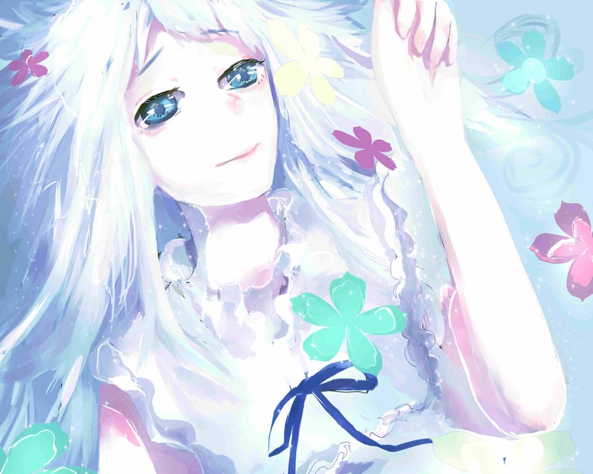 honma meiko (ano hi mita hana no namae wo bokutachi wa mada shiranai.) drawn by zongzili_de_daomihua