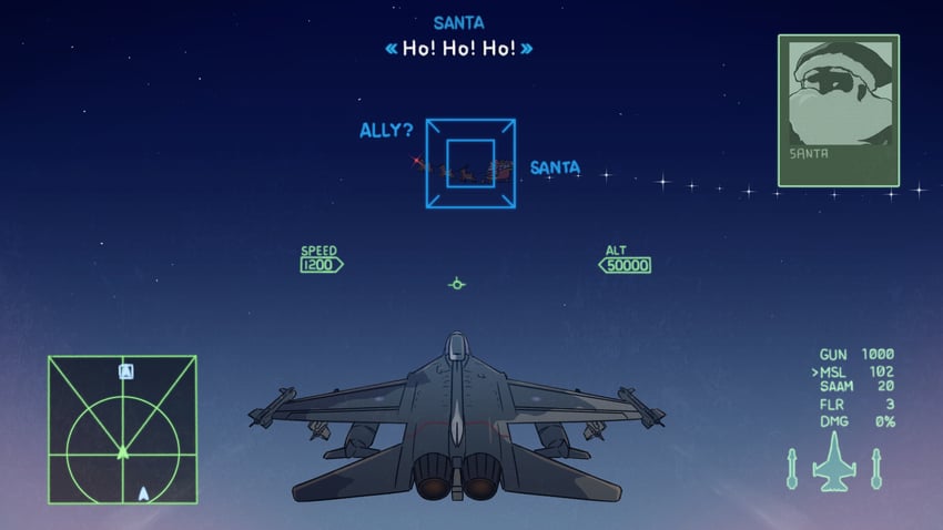 santa claus (ace combat and 1 more) drawn by acea4