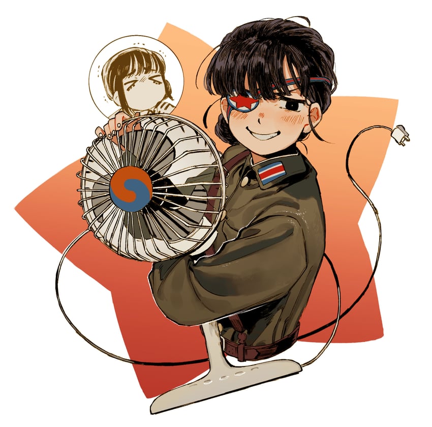 south korea and north korea (original) drawn by nanimonothing