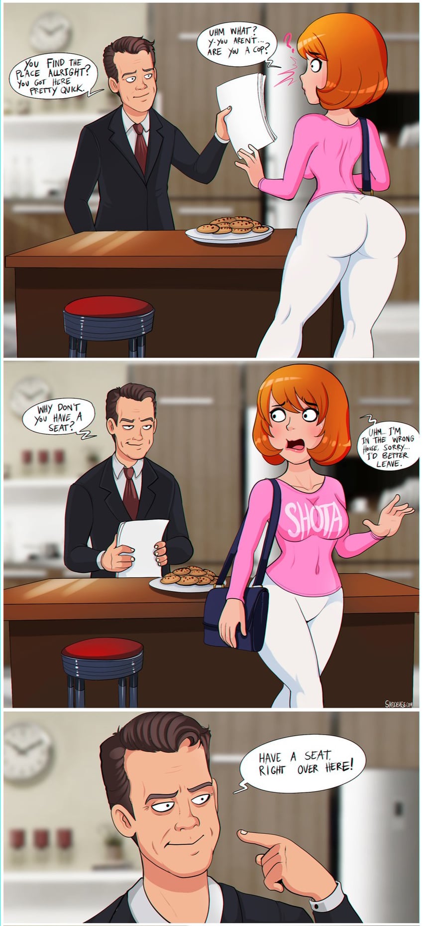 chris hansen (to catch a predator) drawn by shadman