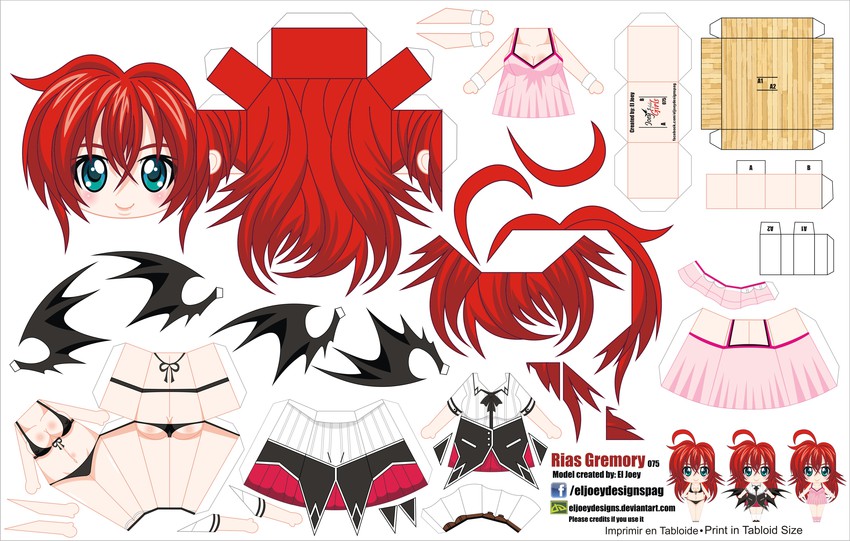 rias gremory (high school dxd) drawn by el_joey