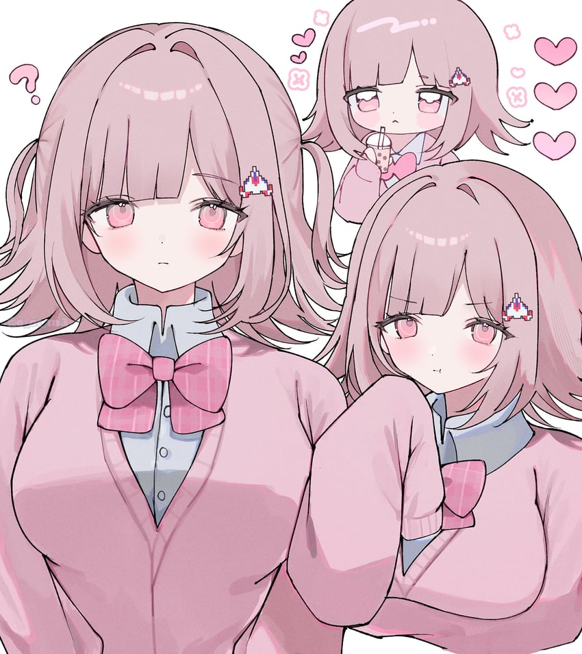 nanami chiaki (danganronpa and 2 more) drawn by mi_suri