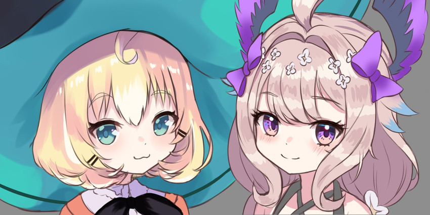 enna alouette and millie parfait (nijisanji and 1 more) drawn by lazycoffee_(wyen_iscordo)