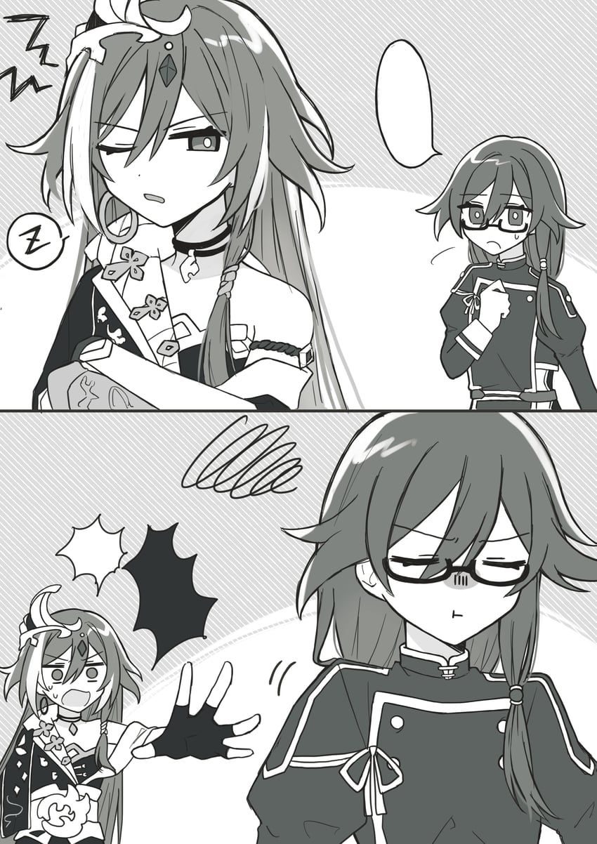 fu hua and herrscher of sentience (honkai and 1 more) drawn by kubikori