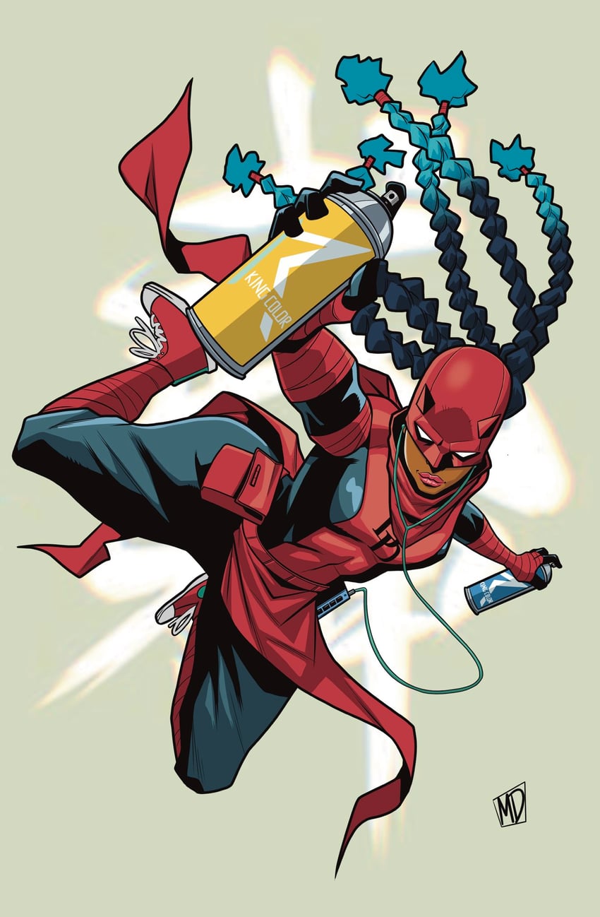 kimberly jackson and daredevil (street fighter and 2 more) drawn by meechdoodle