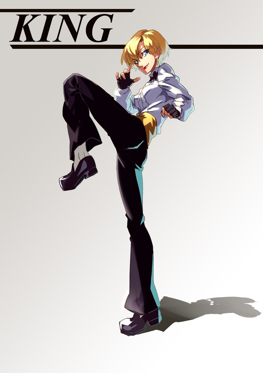 king (the king of fighters and 1 more) drawn by l.k