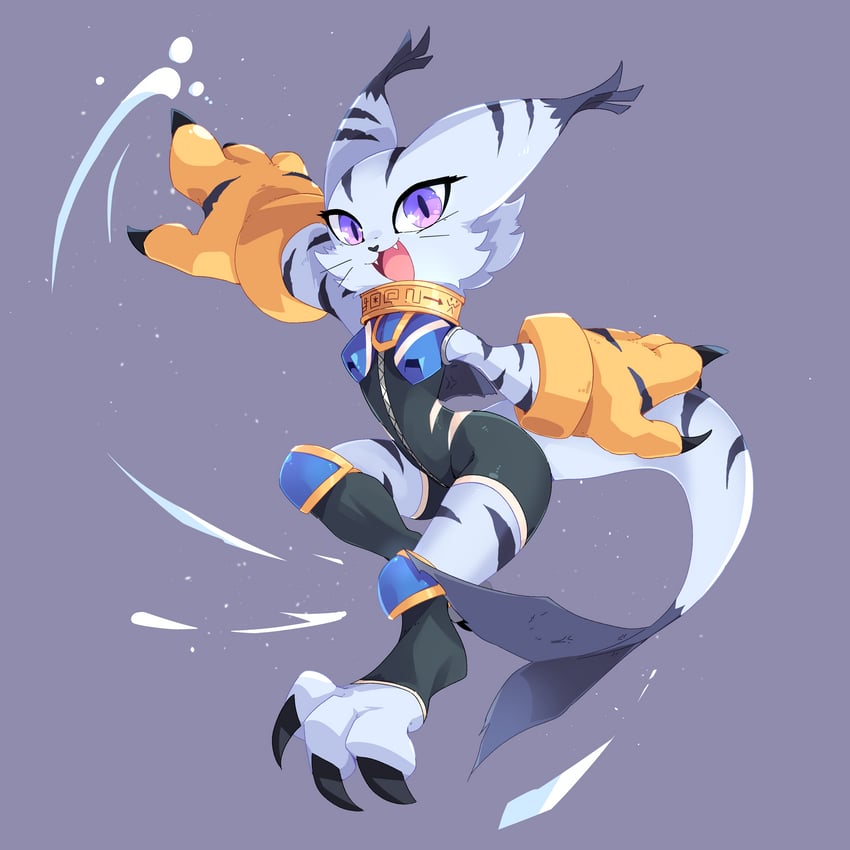 tailmon (original and 1 more) drawn by transflame