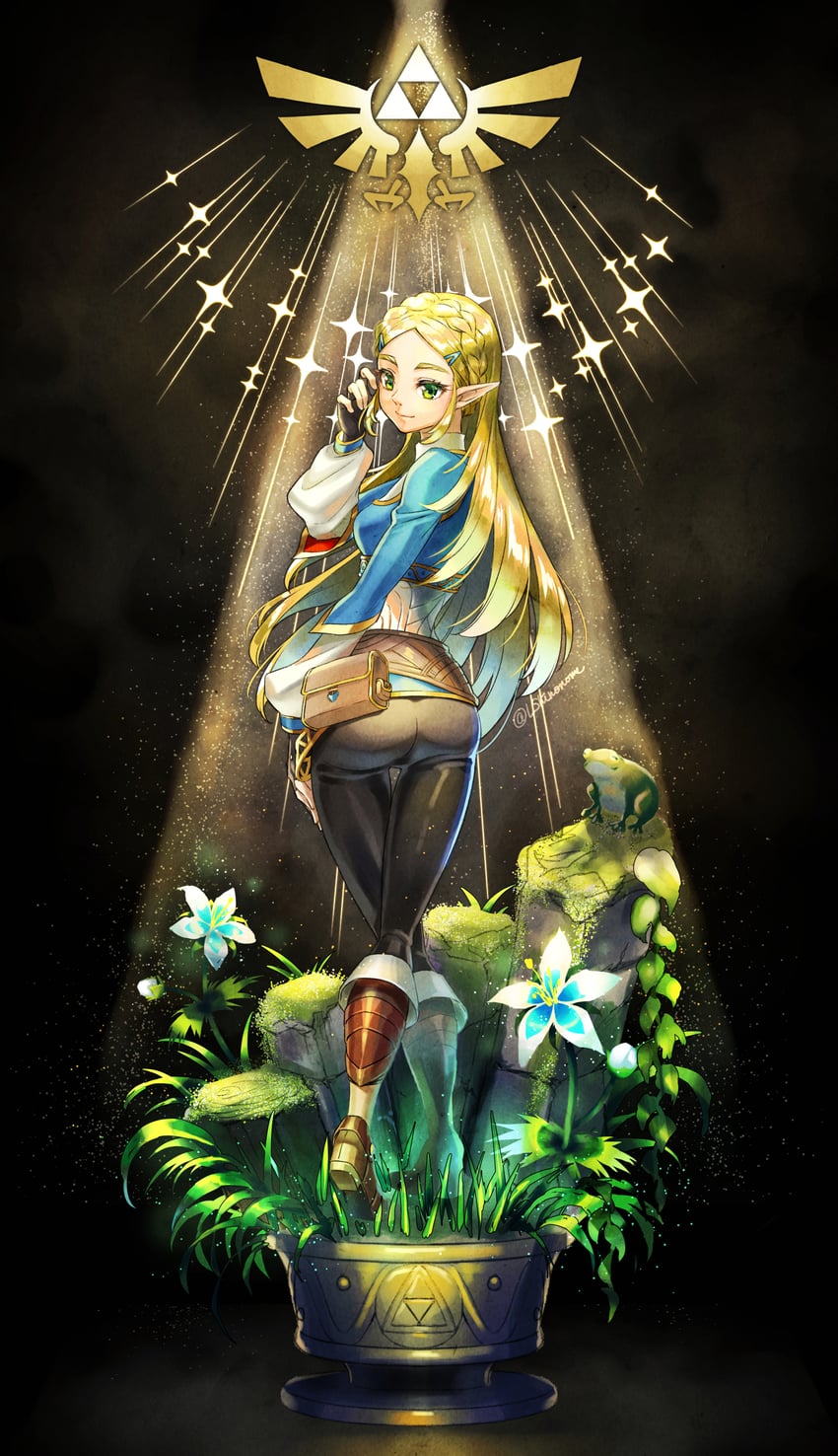 princess zelda (the legend of zelda and 1 more) drawn by shinonome_riko