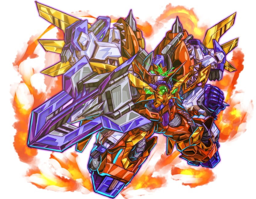 garmraid blaze (super robot wars and 1 more) drawn by uungunover