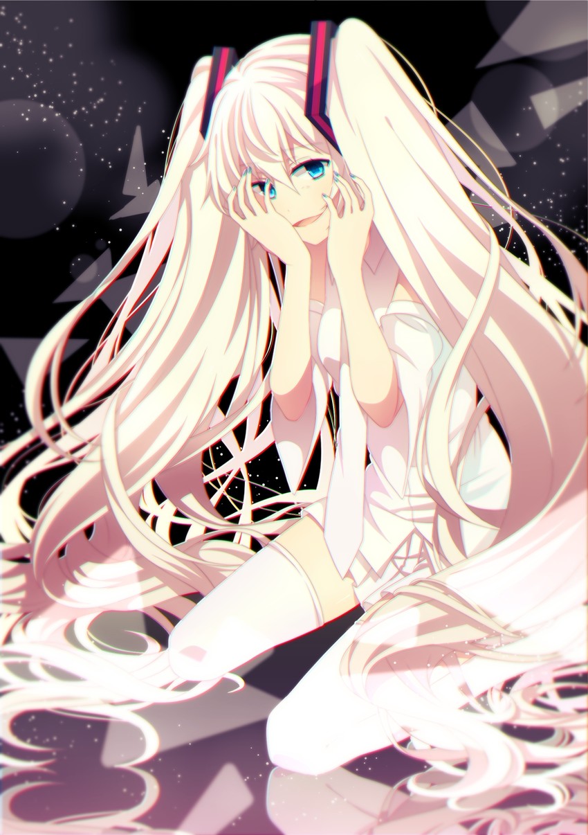 hatsune miku (vocaloid and 1 more) drawn by crml_orng