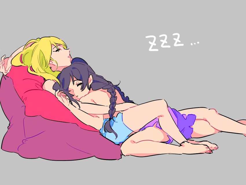 tojo nozomi and ayase eli (love live! and 1 more) drawn by tsumujikaze74