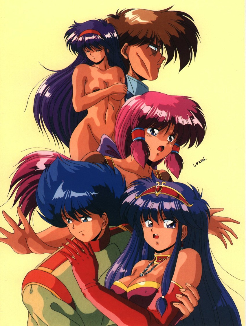 van de hulst, nike, miporin, and athena (nike) drawn by shikato_miyo