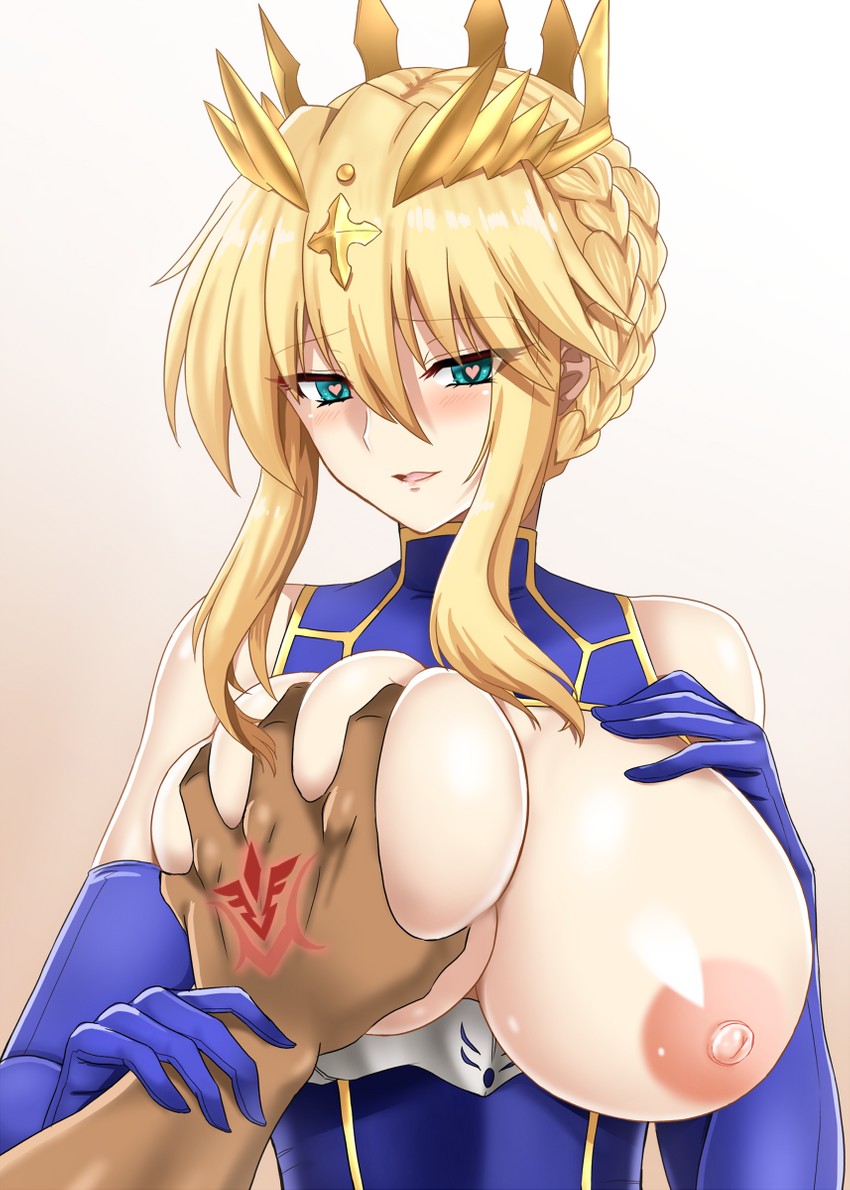 artoria pendragon (fate and 1 more) drawn by hellandheaven