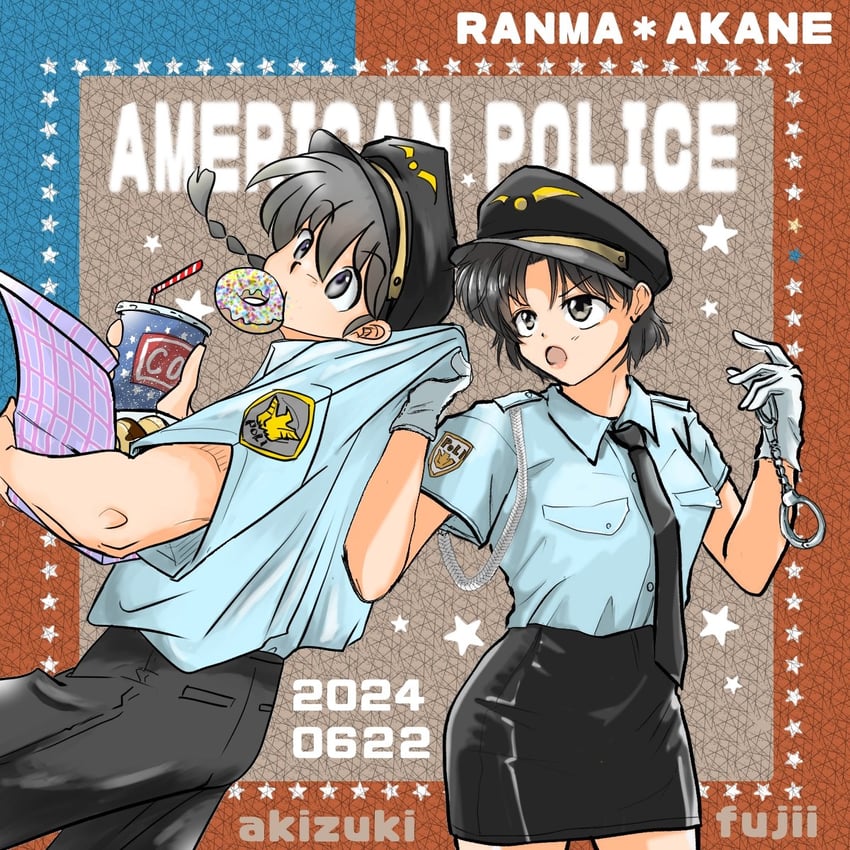 ranma-chan and tendou akane (ranma 1/2) drawn by ioexzn3qhmfabfp