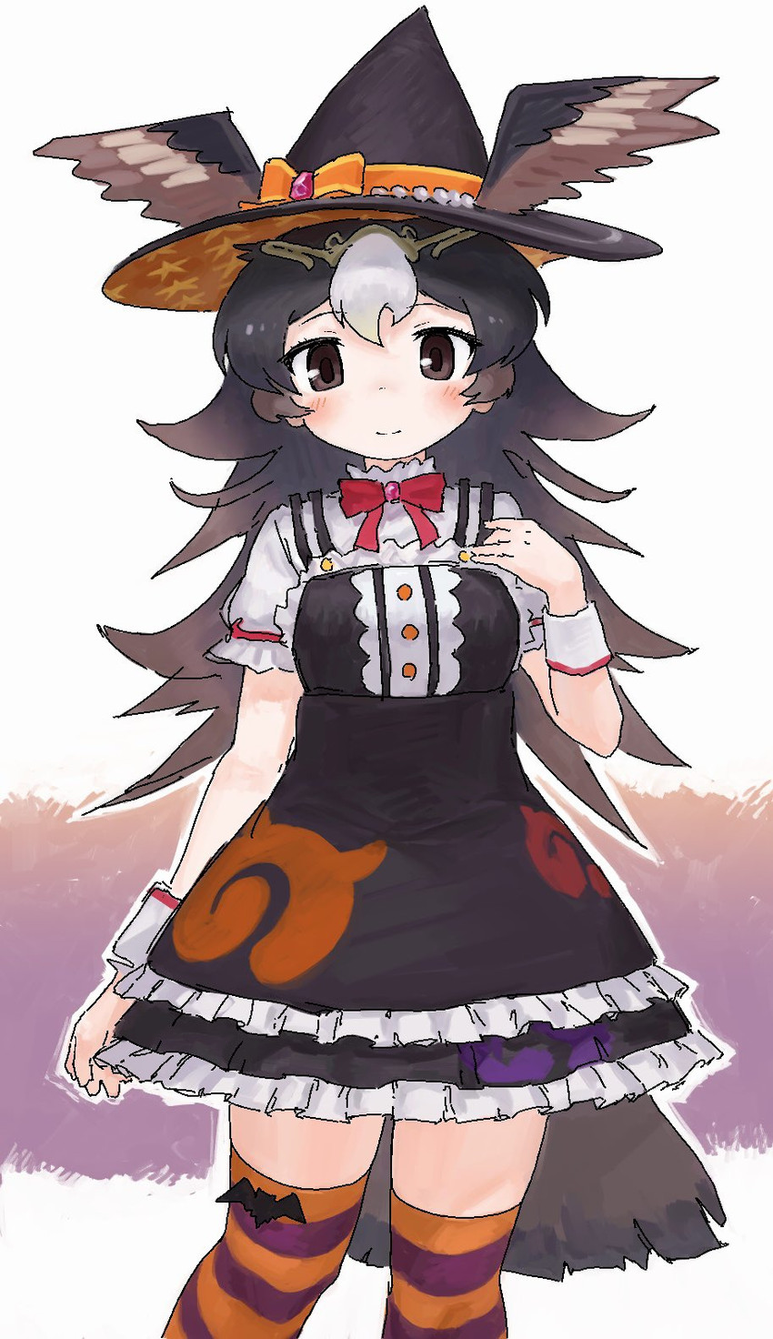 striated caracara (kemono friends and 1 more) drawn by mitsuamischeme
