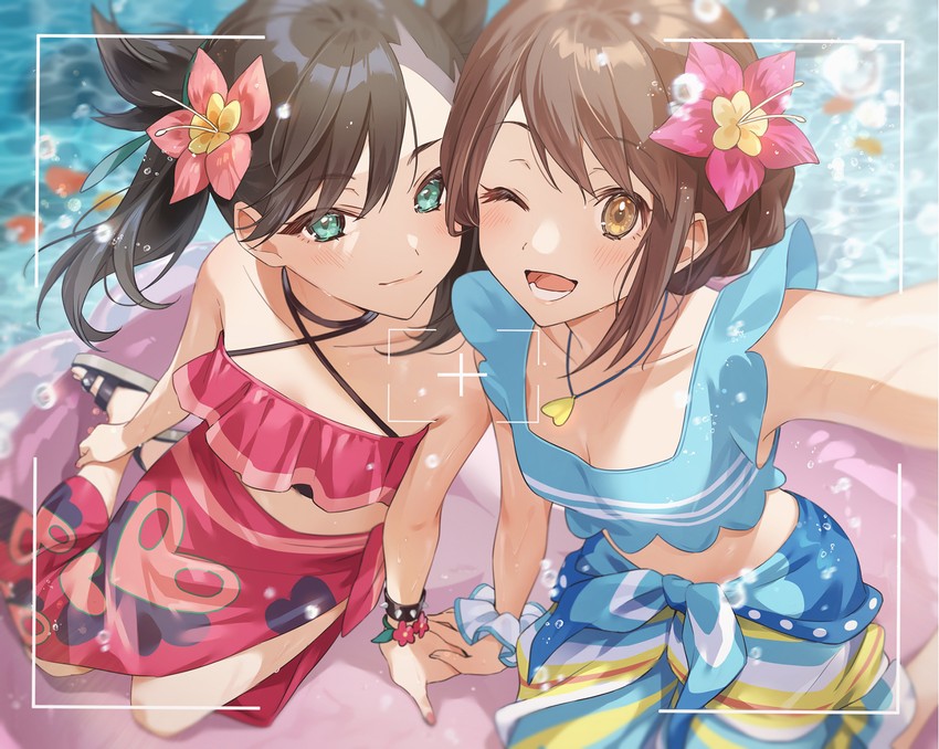 marnie and gloria (pokemon and 1 more) drawn by zattape