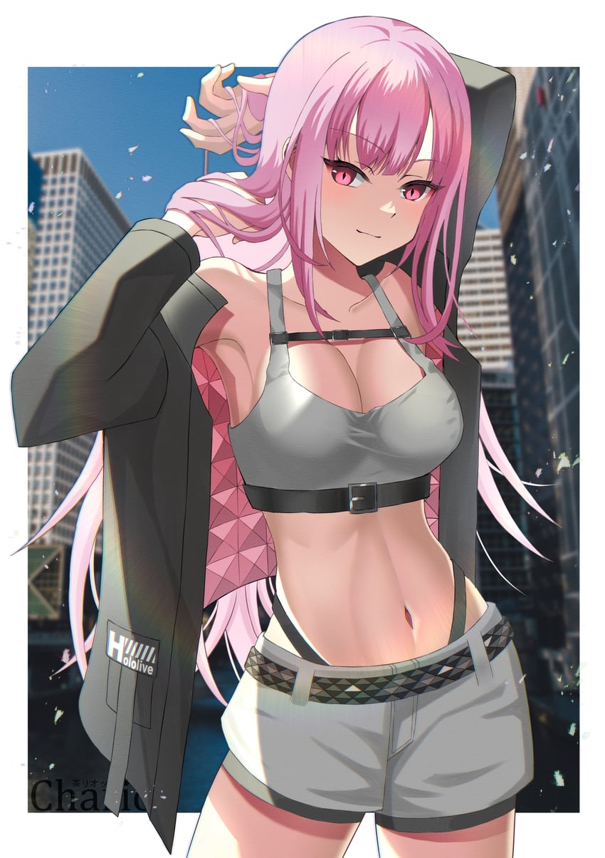 mori calliope (hololive and 1 more) drawn by chariot_(teachariot828)