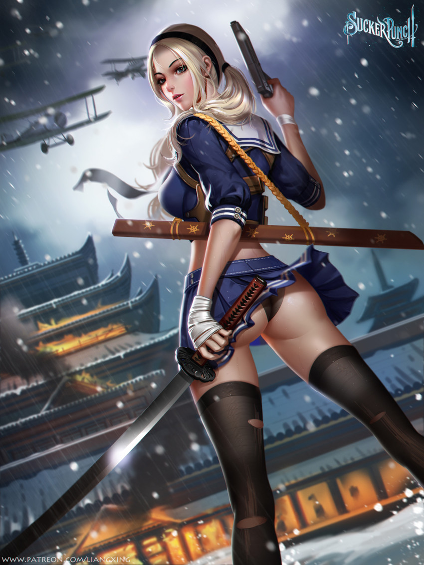 baby doll (sucker punch) drawn by liang_xing