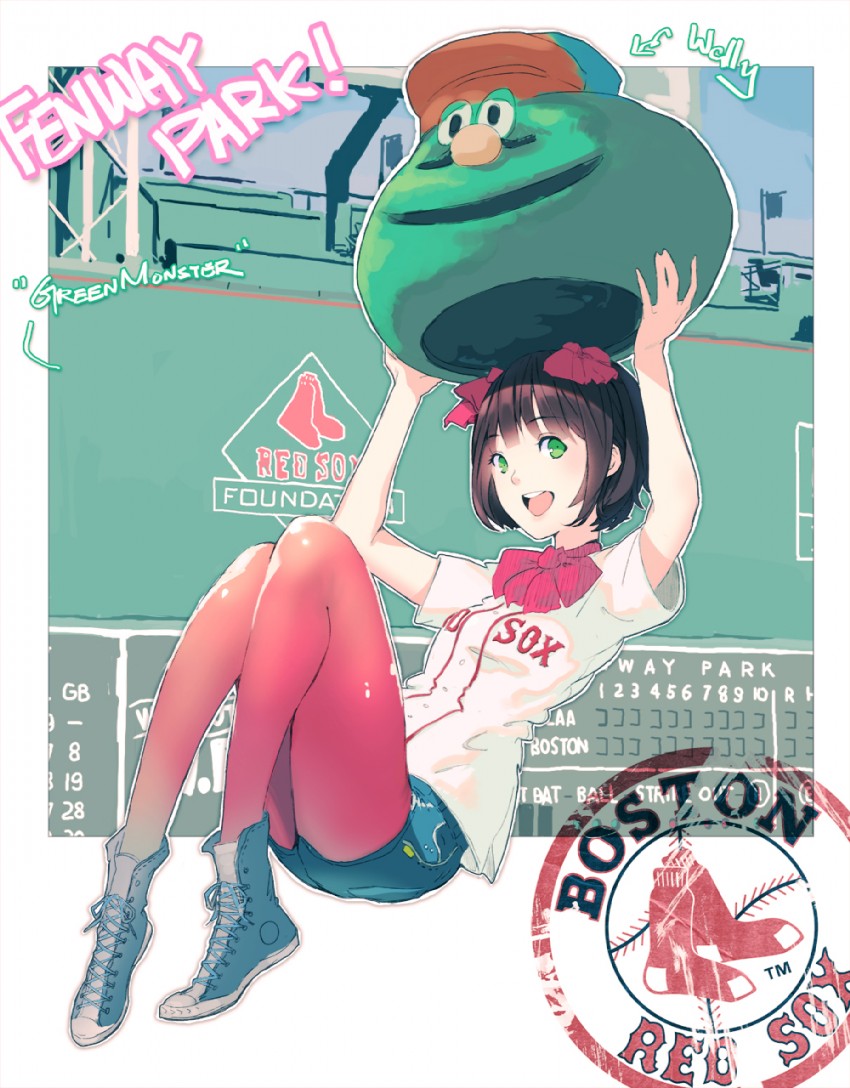 amami haruka and wally the green monster (idolmaster and 1 more) drawn by ekao